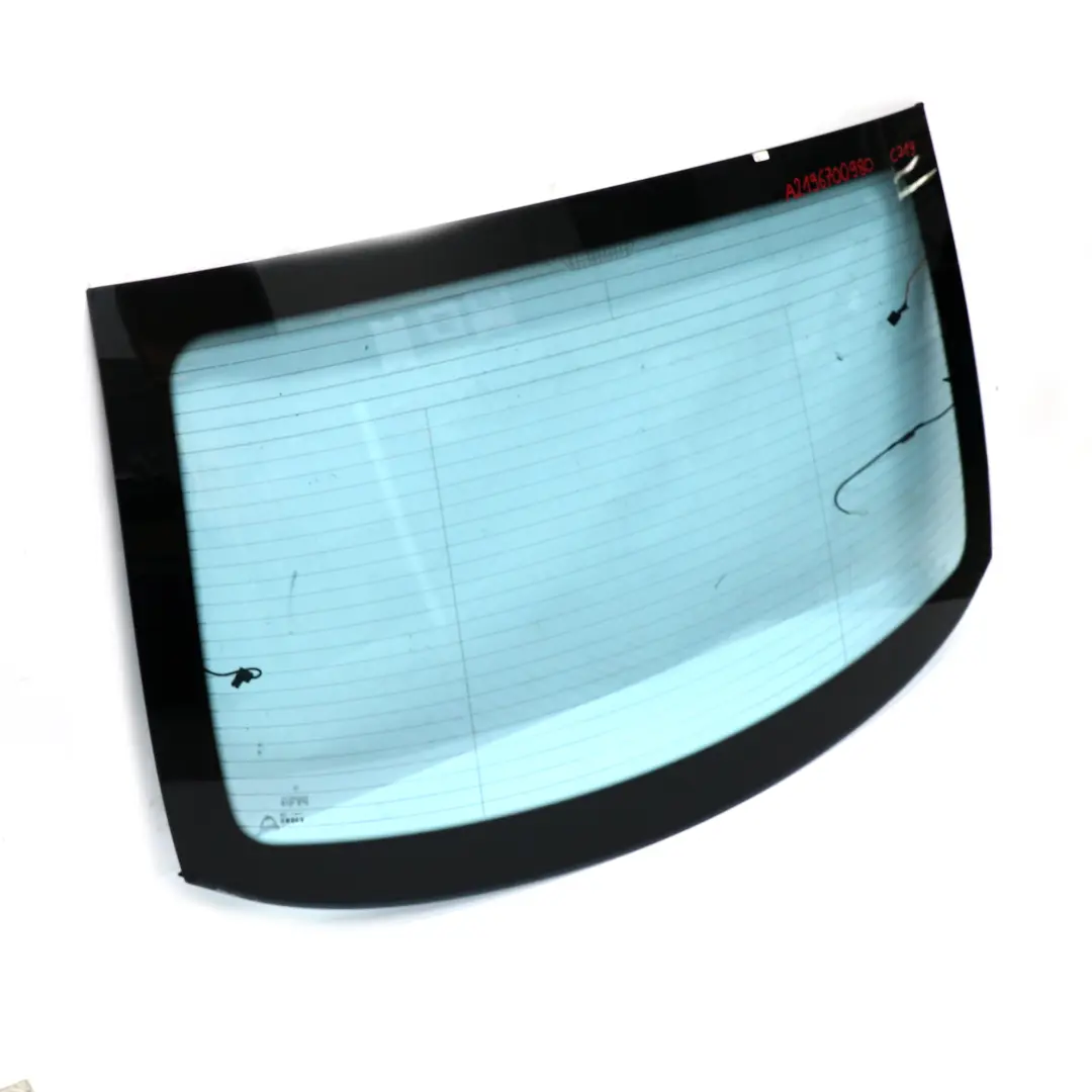 W219 Rear Window Glass AS2 Blue Heat Absorbing Glazing to Mercedes CLS with Part number A2196700980 Mercedes CLS W219 Rear Window Glass AS2 Blue Heat Absorbing Glazing - SKU A2196700980 - Part number A2196700980