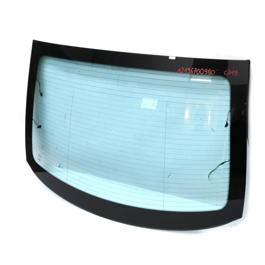 W219 Rear Window Glass AS2 Blue Heat Absorbing Glazing to Mercedes CLS with Part number A2196700980 Mercedes CLS W219 Rear Window Glass AS2 Blue Heat Absorbing Glazing - SKU A2196700980 - Part number A2196700980