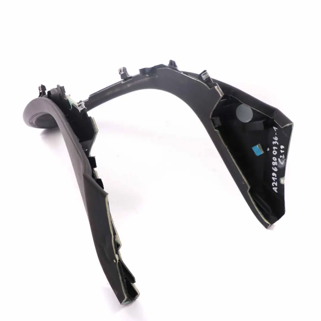 Mercedes CLS W219 Centre Console Cover Trim Panel Frame Black - SKU A2196800136-1 - Part number A2196800136