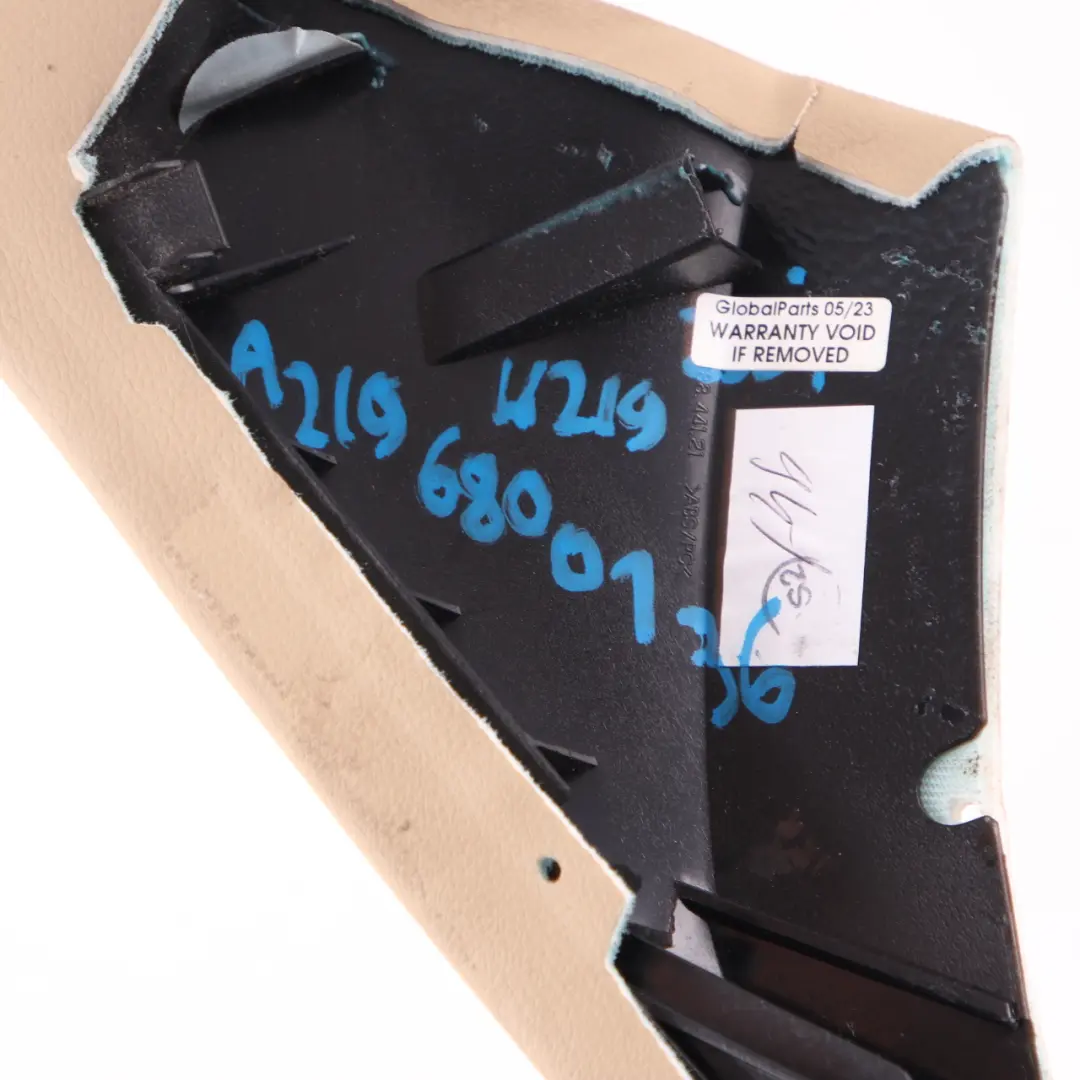 Mercedes CLS W219 Center Console Cover Trim Panel Frame Beige - SKU A2196800136 - Part number A2196800136