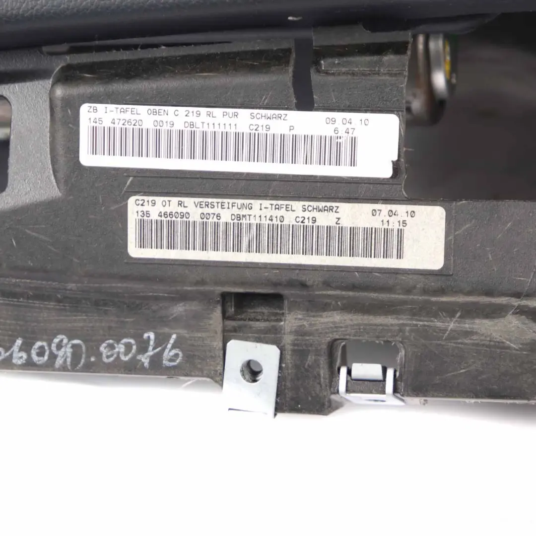  Dashboard Dash Mercedes W219 CLS Instrument Panel Cover Trim Black - SKU A2196800187 - Part number A2196800187