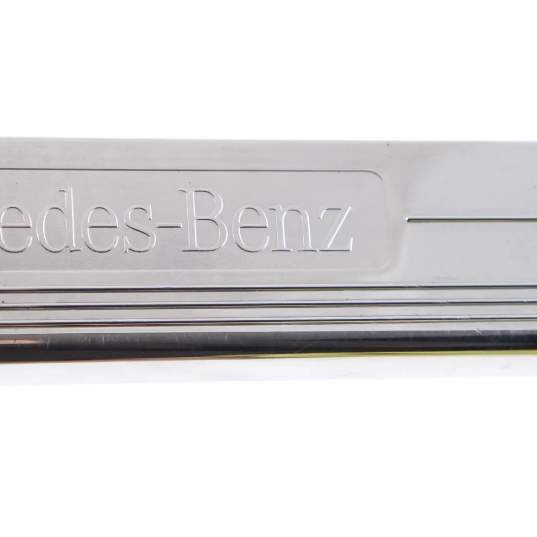 Door Sill Mercedes W211 CLS W219 Trim Entrance Cover Front Right to with Part number A2196800235 Door Sill Mercedes W211 CLS W219 Trim Entrance Cover Front Right - SKU A2196800235 - Part number A2196800235