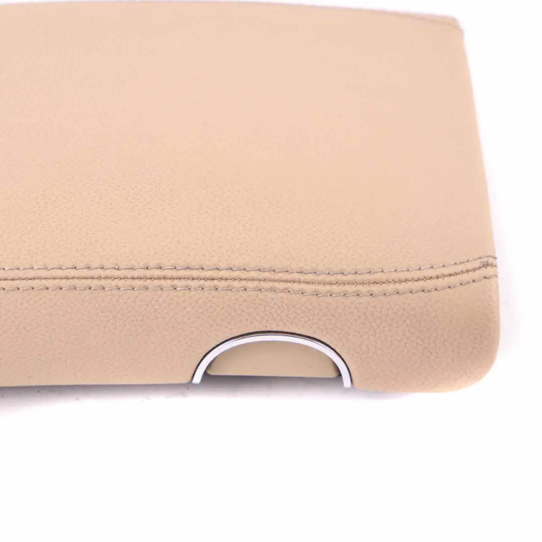 Mercedes CLS W219 Armrest Front Cover Centre Console Leather Beige - SKU A2196800239 - Part number A2196800239