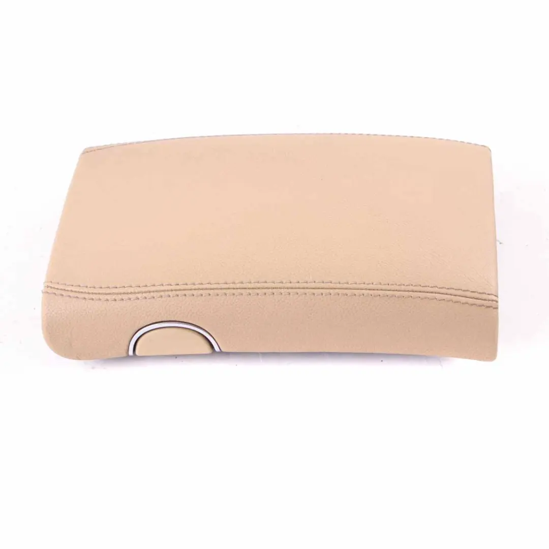 Mercedes CLS W219 Armrest Front Cover Centre Console Leather Beige - SKU A2196800239 - Part number A2196800239