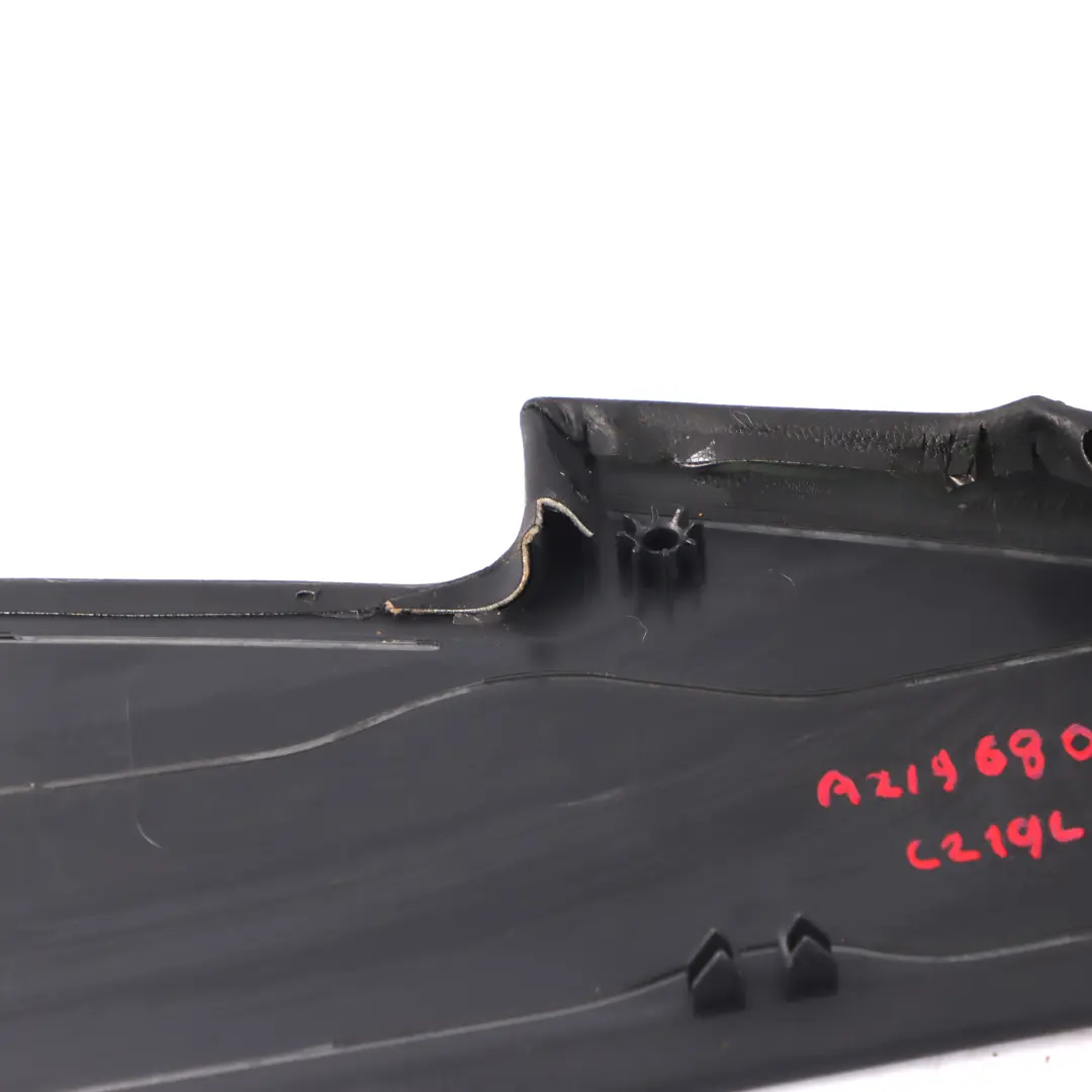  Trim Mercedes C219 Centre Console Tunnel Housing Left Part Black - SKU A2196800250-1 - Part number A2196800250