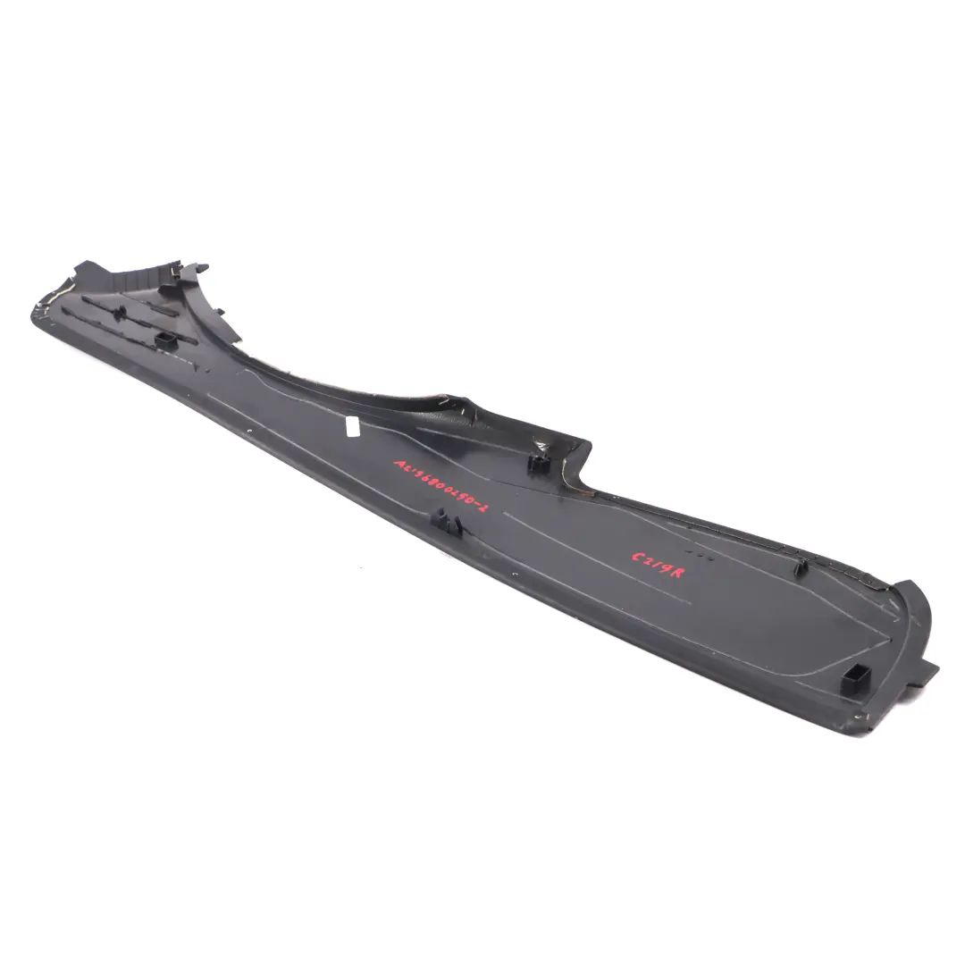 Trim Mercedes C219 Centre Console Tunnel Housing Right Part Black - SKU A2196800250-2 - Part number A2196800250