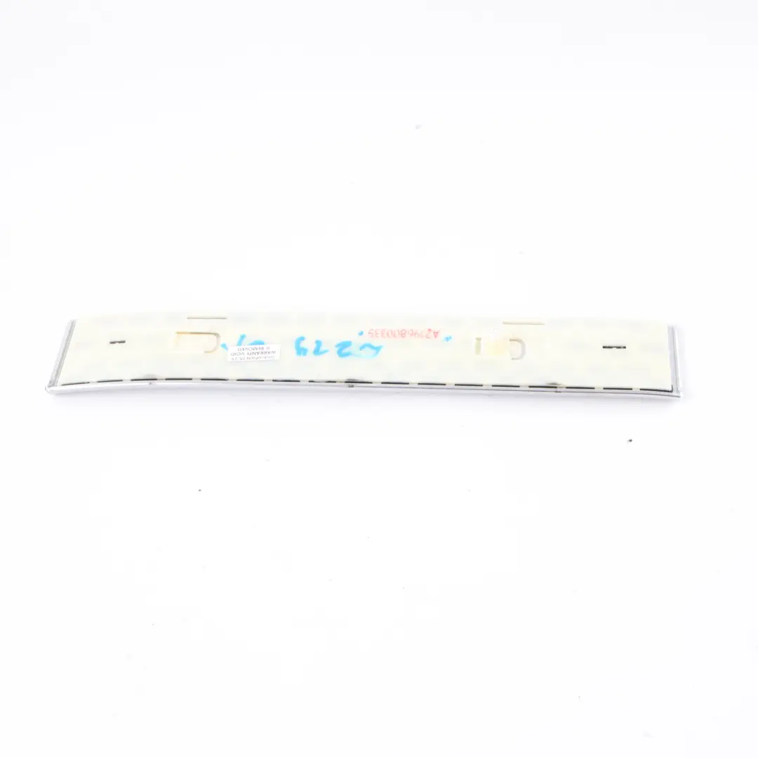 Door Sill Mercedes W211 CLS W219 Trim Entrance Cover Rear Left to with Part number A2196800335 Door Sill Mercedes W211 CLS W219 Trim Entrance Cover Rear Left - SKU A2196800335 - Part number A2196800335