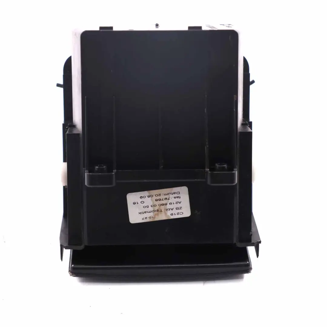 Mercedes CLS W219 Console centrale plateau de rangement accoudoir - SKU A2196800350-1 - Numéro de pièce A2196800350
