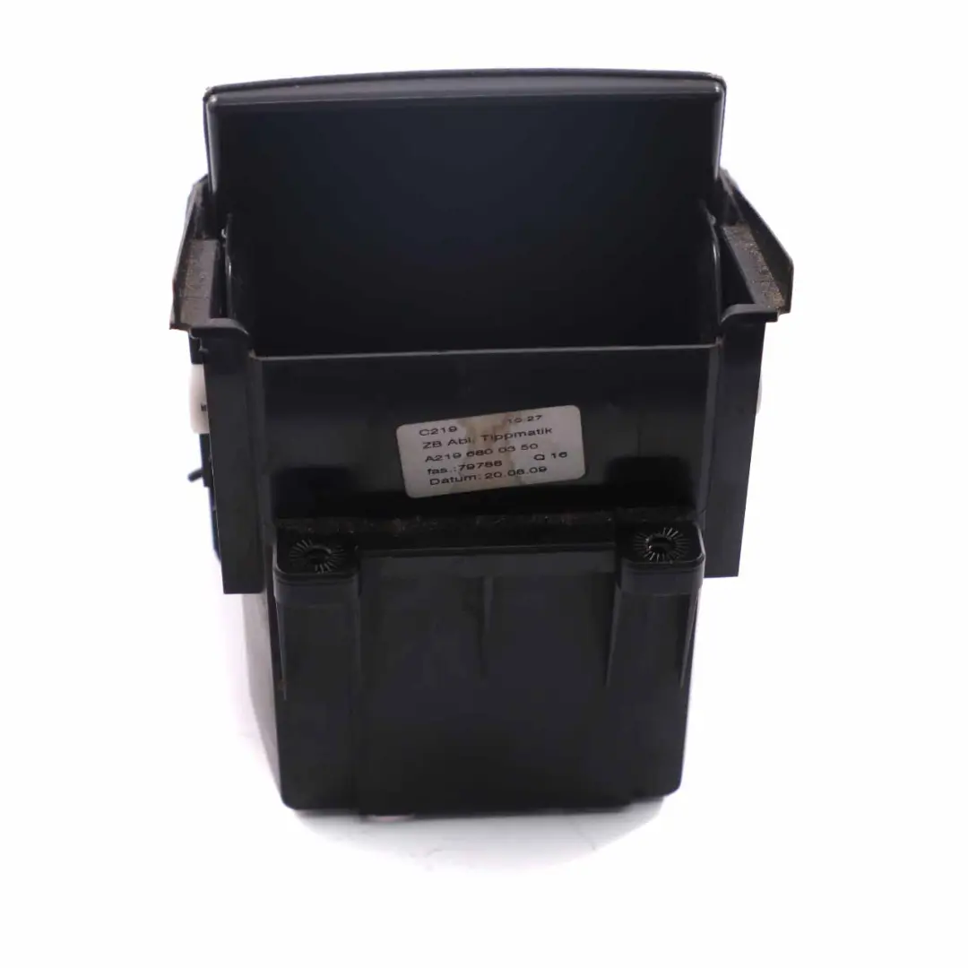Mercedes CLS W219 Console centrale plateau de rangement accoudoir - SKU A2196800350-1 - Numéro de pièce A2196800350