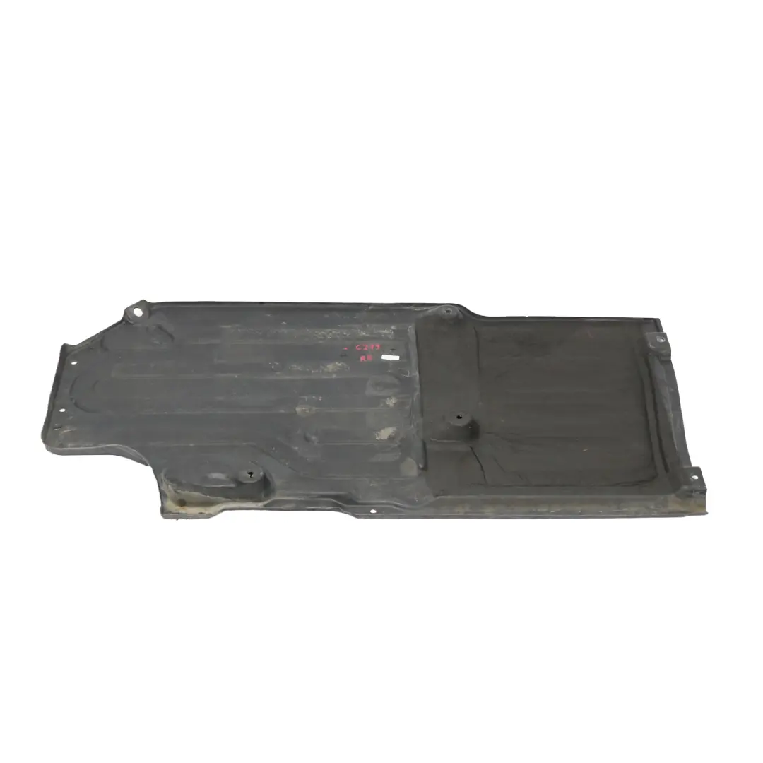 W219 Bajo el piso Cubierta Panel Trasero Derecho Skid Panel para Mercedes con número de pieza A2196802206 Mercedes W219 Bajo el piso Cubierta Panel Trasero Derecho Skid Panel - SKU A2196802206 - Número de pieza A2196802206