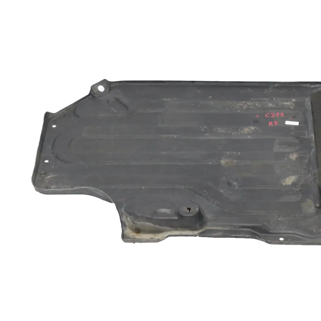 W219 Underfloor Cover Panel Rear Right O/S Skid Panel to Mercedes with Part number A2196802206 Mercedes W219 Underfloor Cover Panel Rear Right O/S Skid Panel - SKU A2196802206 - Part number A2196802206