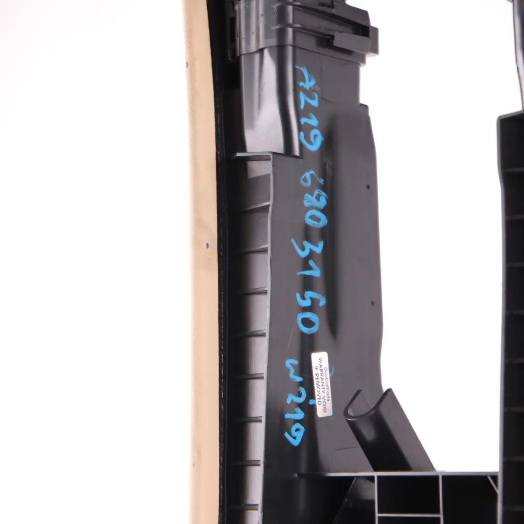 W219 Centre Console Storage Housing Mount Leather Beige to Mercedes CLS with Part number A2196803150 Mercedes CLS W219 Centre Console Storage Housing Mount Leather Beige - SKU A2196803150 - Part number A2196803150