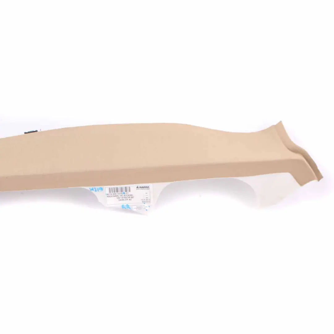Mercedes CLS W219 Cover Column Trim Pillar Beige Rear Right O/S - SKU A2196900226 - Part number A2196900226