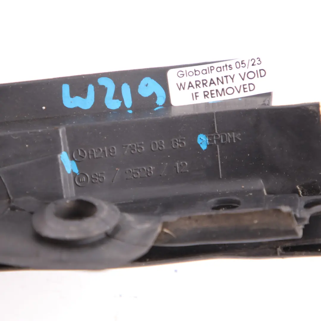 W219 Window Seal Door Rear Left N/S Trim Strip Chrome A2197350365 to Mercedes CLS with Part number A2196900380 Mercedes CLS W219 Window Seal Door Rear Left N/S Trim Strip Chrome A2197350365 - SKU A2196900380 - Part number A2196900380