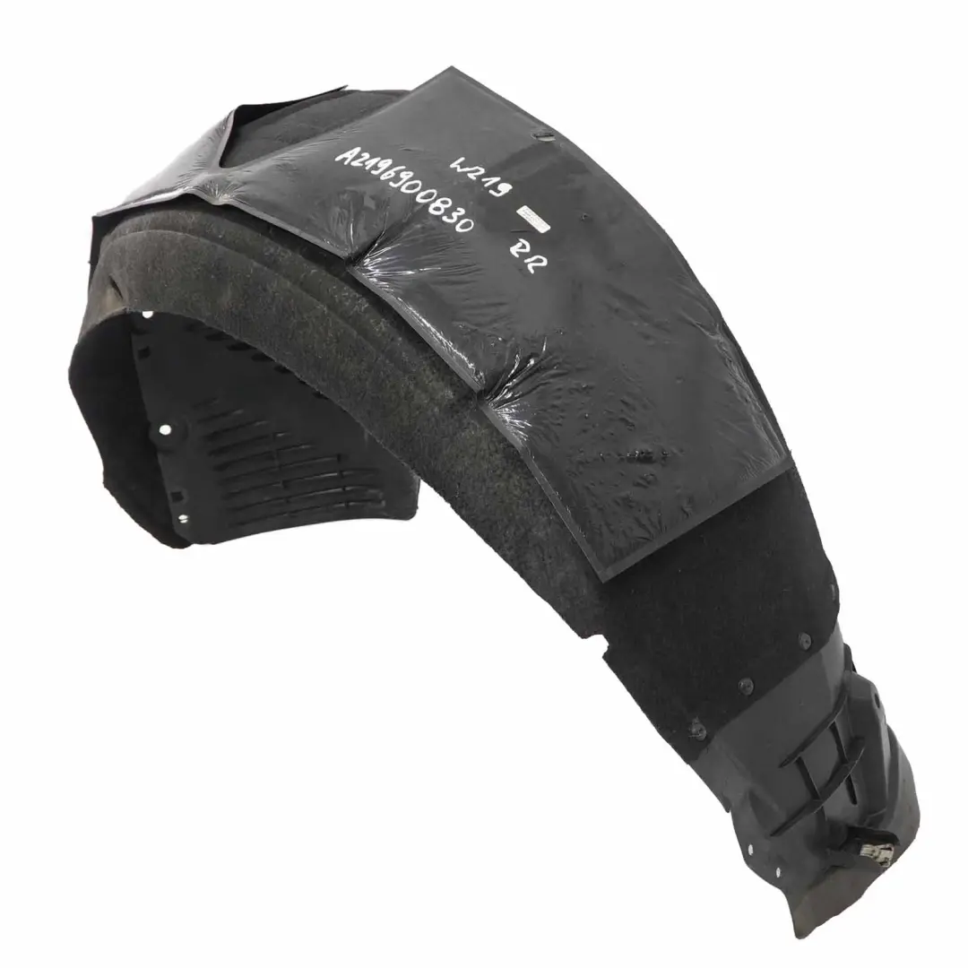 W219 Paso de rueda trasero derecho Tapa embellecedora para Mercedes CLS con número de pieza A2196900830 Mercedes CLS W219 Paso de rueda trasero derecho Tapa embellecedora - SKU A2196900830 - Número de pieza A2196900830