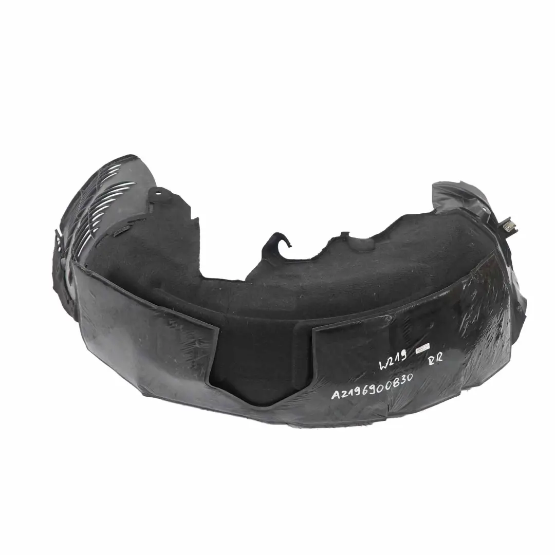 W219 Radlauf hinten rechts Radhausverkleidung für Mercedes CLS mit Teilenummer A2196900830 Mercedes CLS W219 Radlauf hinten rechts Radhausverkleidung - SKU A2196900830 - Teilenummer A2196900830