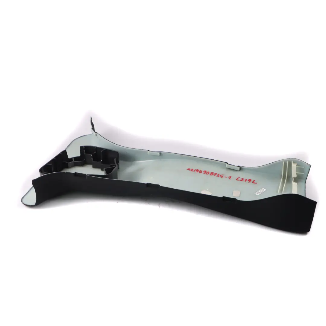 Mercedes CLS W219 B-Cache de garniture de montant Panneau intérieur Noir Gauche - SKU A2196908725-1 - Numéro de pièce A2196908725