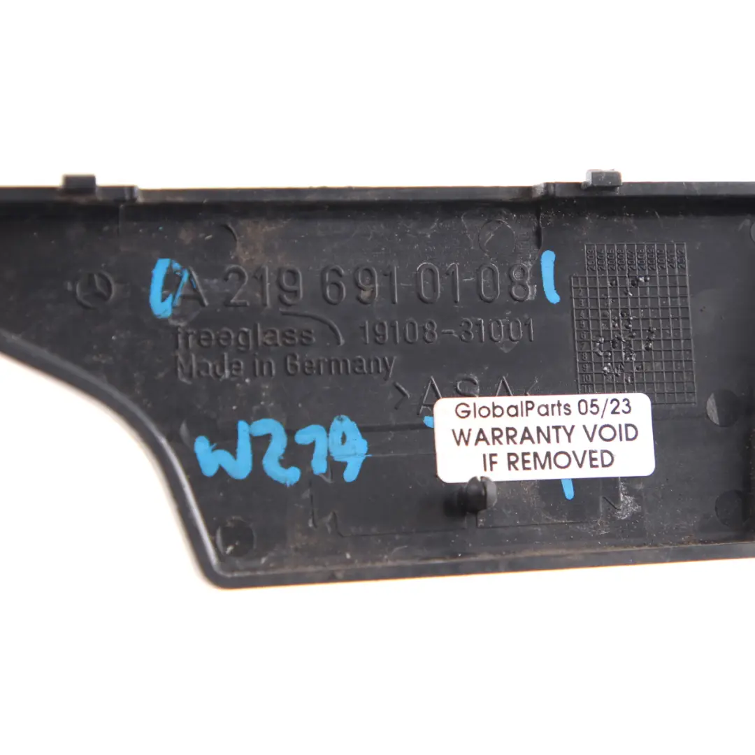 W219 Rivestimento montante B sinistro nero per Mercedes CLS con numero di parte A2196910108 Mercedes CLS W219 Rivestimento montante B sinistro nero - SKU A2196910108 - Numero di parte A2196910108