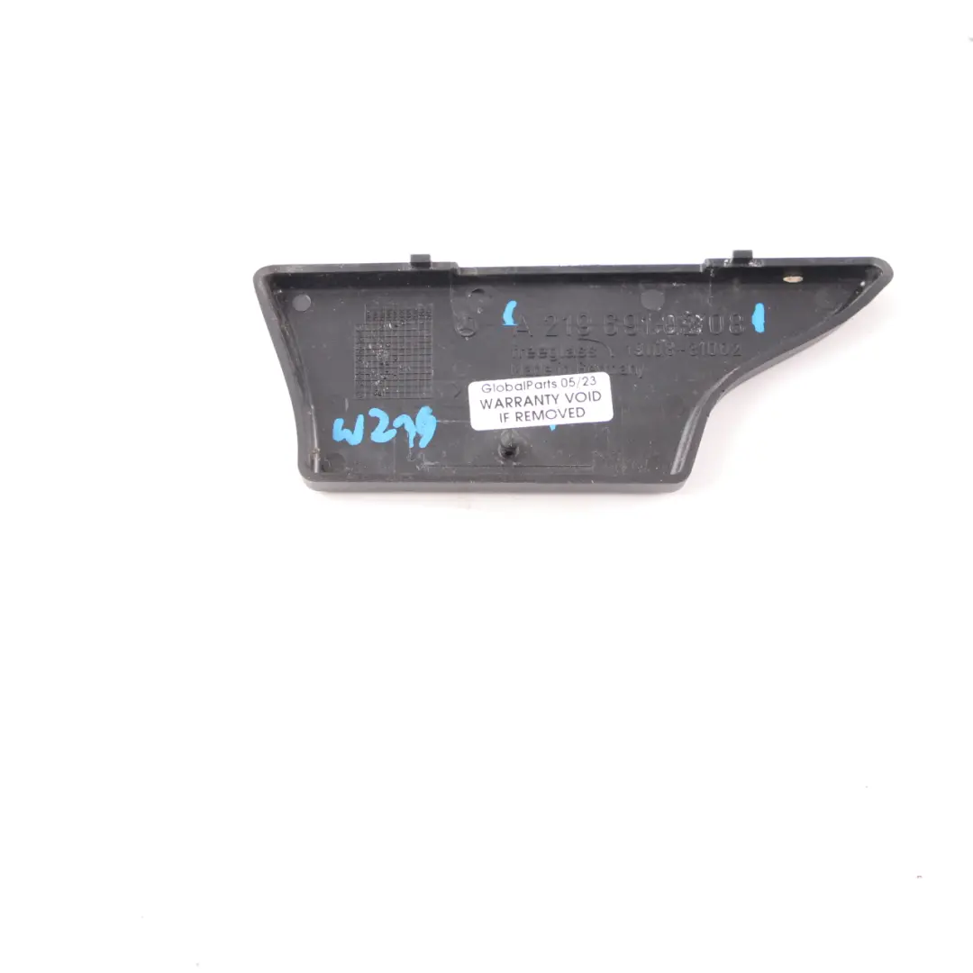 Mercedes CLS W219 B Pilar Embellecedor Tira Panel Derecho Negro - SKU A2196910208 - Número de pieza A2196910208