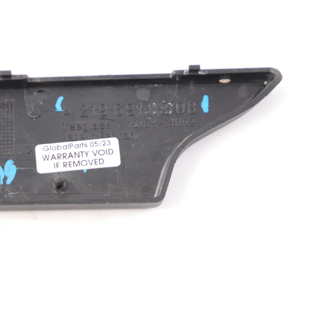 Mercedes CLS W219 B Pilar Embellecedor Tira Panel Derecho Negro - SKU A2196910208 - Número de pieza A2196910208