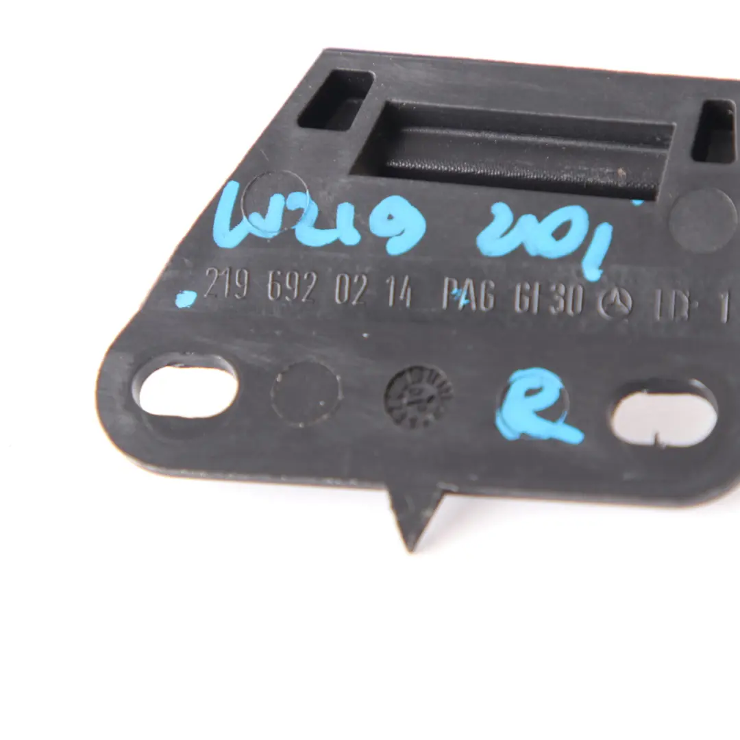 W219 B Pillar Trim Cover Holder Mount Right O/S to Mercedes CLS with Part number A2196920214 Mercedes CLS W219 B Pillar Trim Cover Holder Mount Right O/S - SKU A2196920214 - Part number A2196920214
