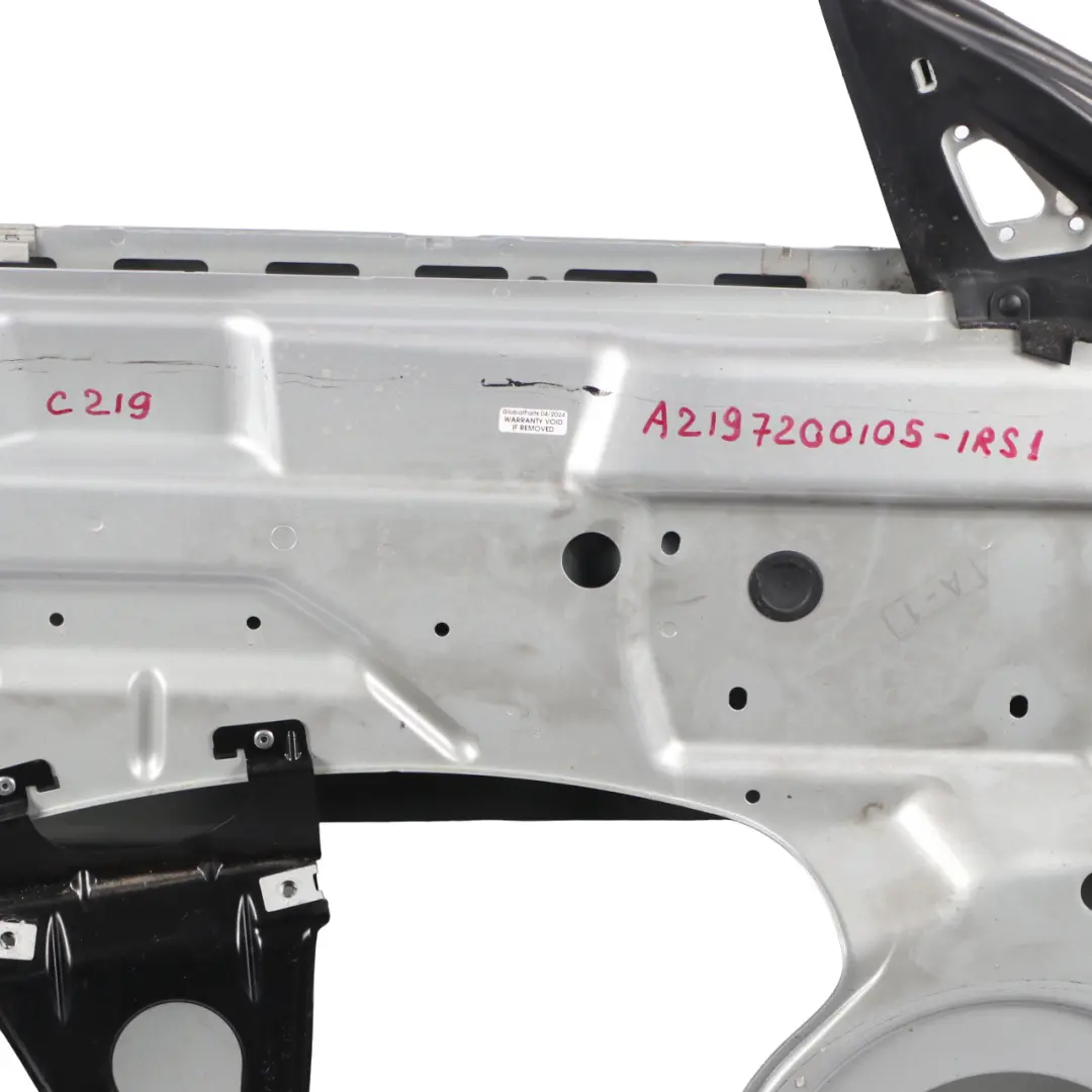 W219 CLS Door Front Left N/S Iridium Silver Metallic - 775 to Mercedes with Part number A2197200105 Mercedes W219 CLS Door Front Left N/S Iridium Silver Metallic - 775 - SKU A2197200105-IRS1 - Part number A2197200105