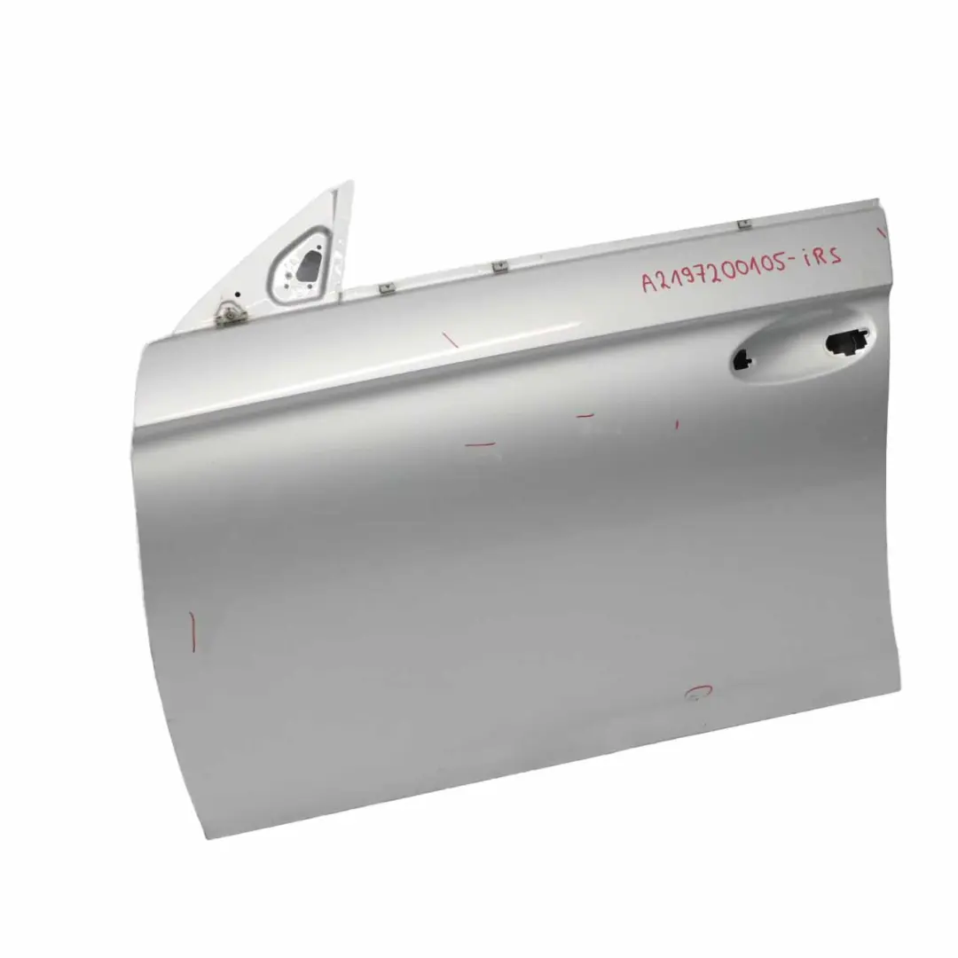 Mercedes W219 CLS Tür Vorne Links Iridium Silber Metallic - 775 - SKU A2197200105-IRS - Teilenummer A2197200105