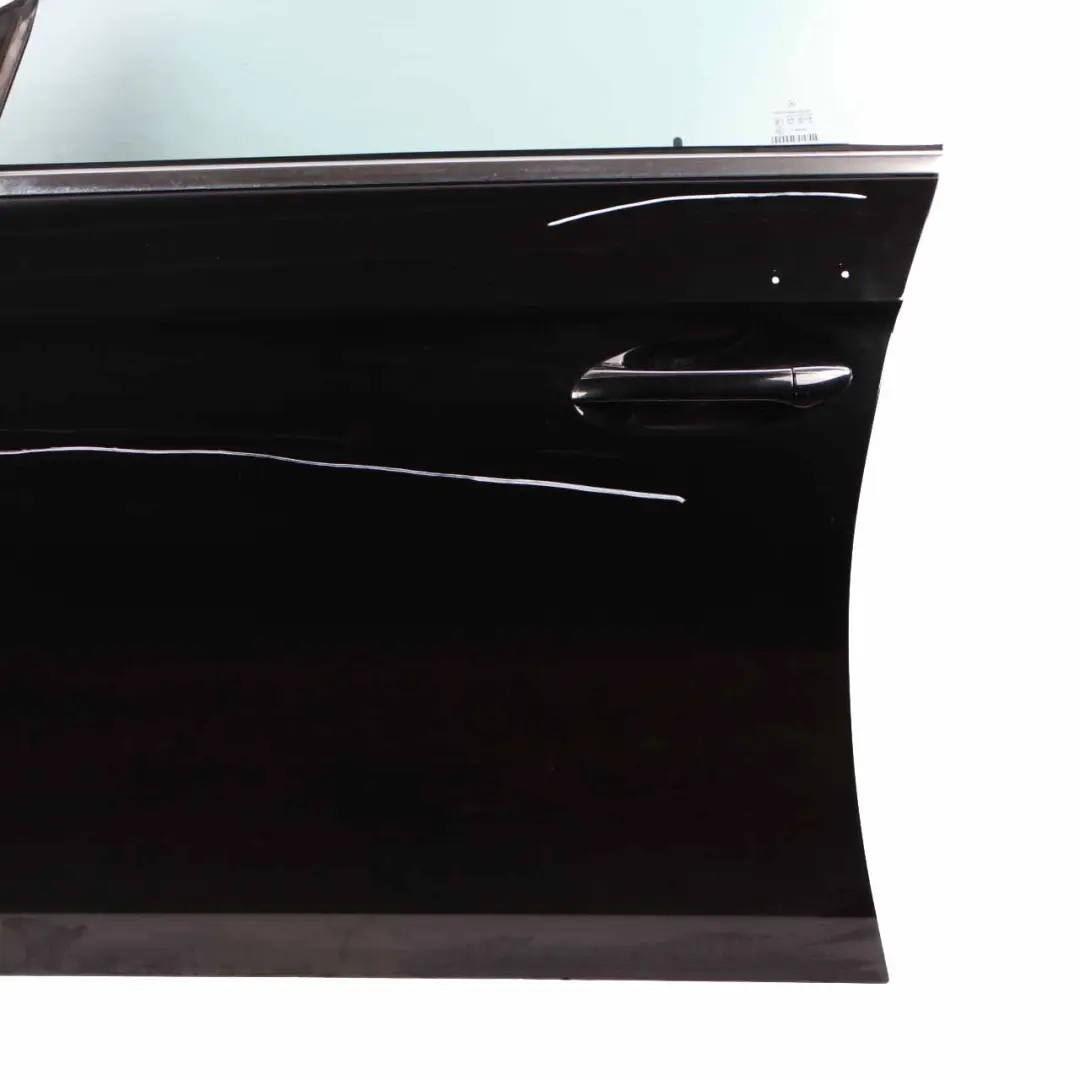 W219 CLS Door Front Left N/S Obsidian Black Metallic - 197 to Mercedes with Part number A2197200105 Mercedes W219 CLS Door Front Left N/S Obsidian Black Metallic - 197 - SKU A2197200105-OB - Part number A2197200105