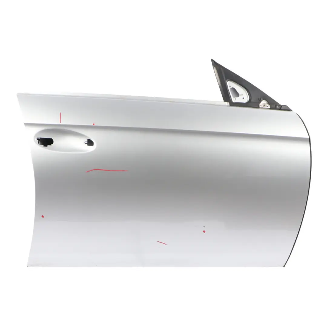 W219 CLS Door Front Right O/S Iridium Silver Metallic - 775 to Mercedes with Part number A2197200205 Mercedes W219 CLS Door Front Right O/S Iridium Silver Metallic - 775 - SKU A2197200205-IRS - Part number A2197200205