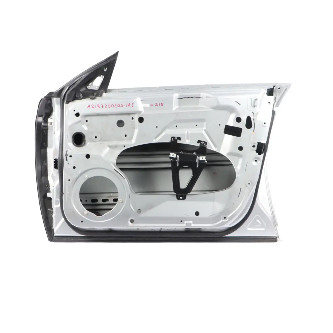 W219 CLS Door Front Right O/S Iridium Silver Metallic - 775 to Mercedes with Part number A2197200205 Mercedes W219 CLS Door Front Right O/S Iridium Silver Metallic - 775 - SKU A2197200205-IRS - Part number A2197200205