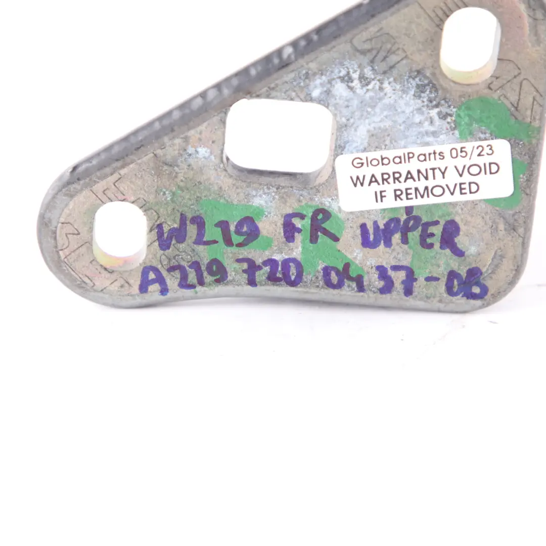 W219 Door Hinge Front Right O/S Upper Obsidian Black - 197 to Mercedes with Part number A2197200437 Mercedes W219 Door Hinge Front Right O/S Upper Obsidian Black - 197 - SKU A2197200437-OB - Part number A2197200437