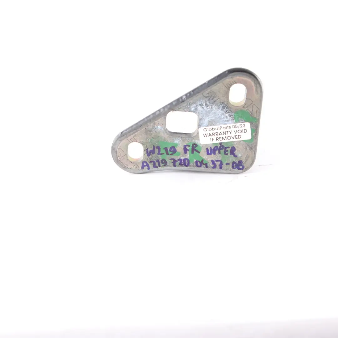Mercedes W219 Door Hinge Front Right O/S Upper Obsidian Black - 197 - SKU A2197200437-OB - Part number A2197200437