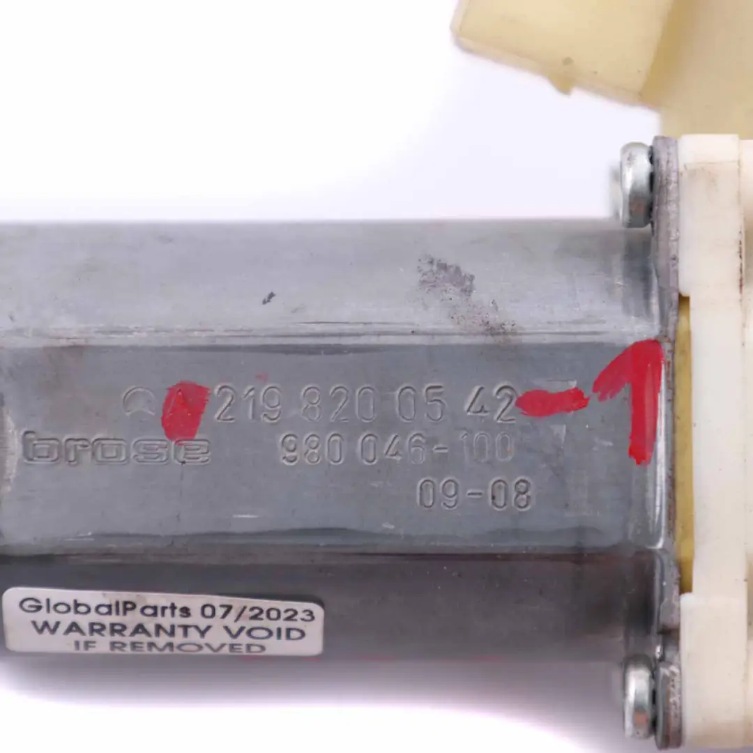 Mercedes CLS W219 Window Lifter Motor Front Door Left N/S Drive Unit - SKU A2197200946-1 - Part number A2197200946
