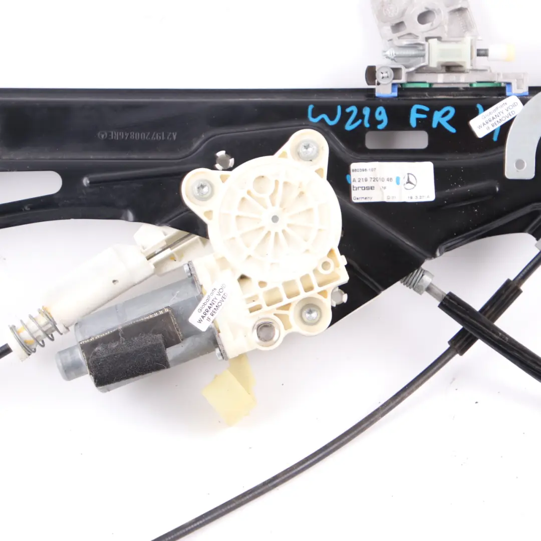 Mercedes CLS W219 Front Door Window Lifter Regulator Motor Right O/S A2197200846 - SKU A2197201046 - Part number A2197201046