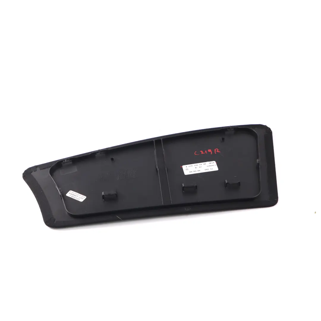 Mercedes W219 Door Card Cover Cap Trim Front Left N/S Black - SKU A2197201948 - Part number A2197201948