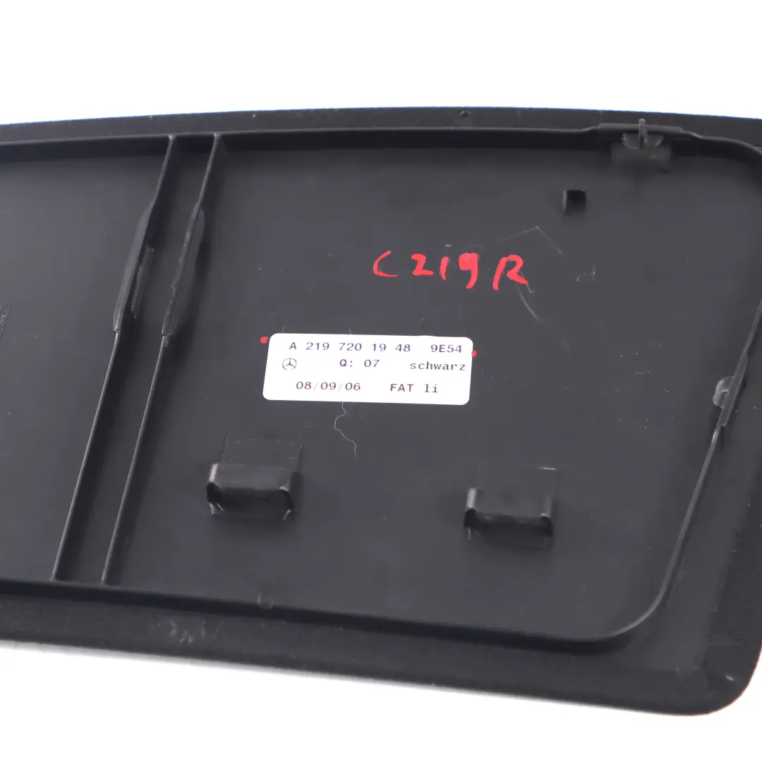Mercedes W219 Door Card Cover Cap Trim Front Left N/S Black - SKU A2197201948 - Part number A2197201948