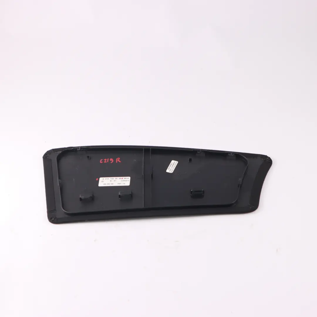 Mercedes W219 Coperchio scheda Rivestimento anteriore destro nero - SKU A2197202048 - Numero di parte A2197202048