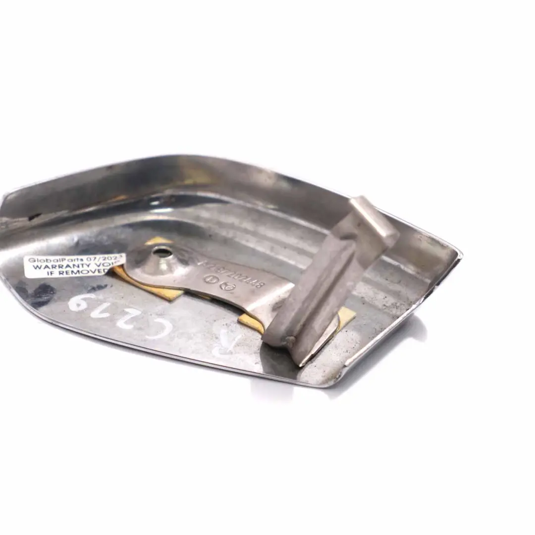 Door Trim anteriore destro Pannello copertura cromato per Mercedes C219 con numero di parte A2197202448 Mercedes C219 Door Trim anteriore destro Pannello copertura cromato - SKU A2197202448 - Numero di parte A2197202448