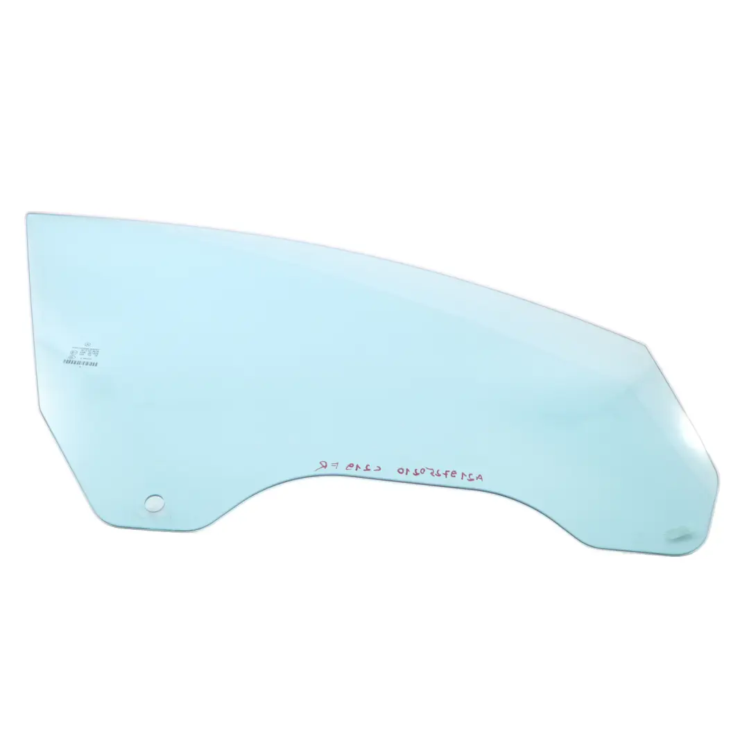 W219 Finestra laterale anteriore destra vetro AS2 per Mercedes CLS con numero di parte A2197250810 Mercedes CLS W219 Finestra laterale anteriore destra vetro AS2 - SKU A2197250810 - Numero di parte A2197250810