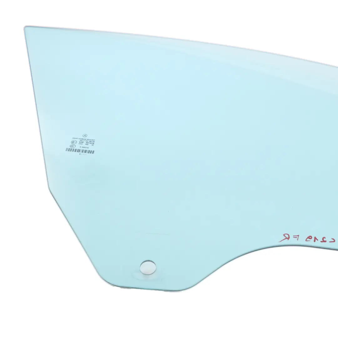 W219 Seitenfenster vorne rechts Tür Glas Blau AS2 für Mercedes CLS mit Teilenummer A2197250810 Mercedes CLS W219 Seitenfenster vorne rechts Tür Glas Blau AS2 - SKU A2197250810 - Teilenummer A2197250810