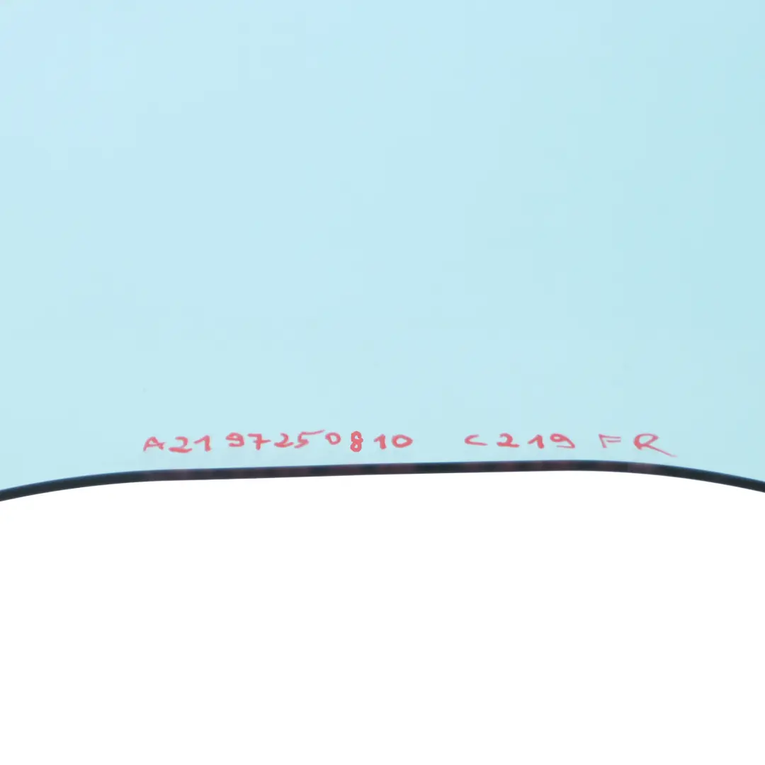 W219 Finestra laterale anteriore destra vetro AS2 per Mercedes CLS con numero di parte A2197250810 Mercedes CLS W219 Finestra laterale anteriore destra vetro AS2 - SKU A2197250810 - Numero di parte A2197250810