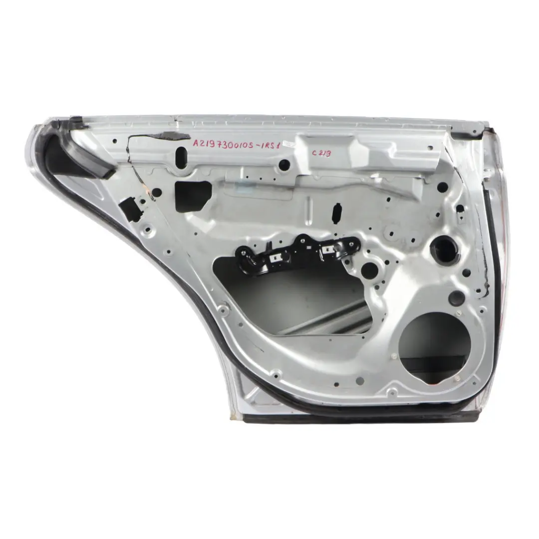 W219 CLS Door Rear Left N/S Iridium Silver Metallic - 775 to Mercedes with Part number A2197200105 Mercedes W219 CLS Door Rear Left N/S Iridium Silver Metallic - 775 - SKU A2197300105-IRS1 - Part number A2197200105