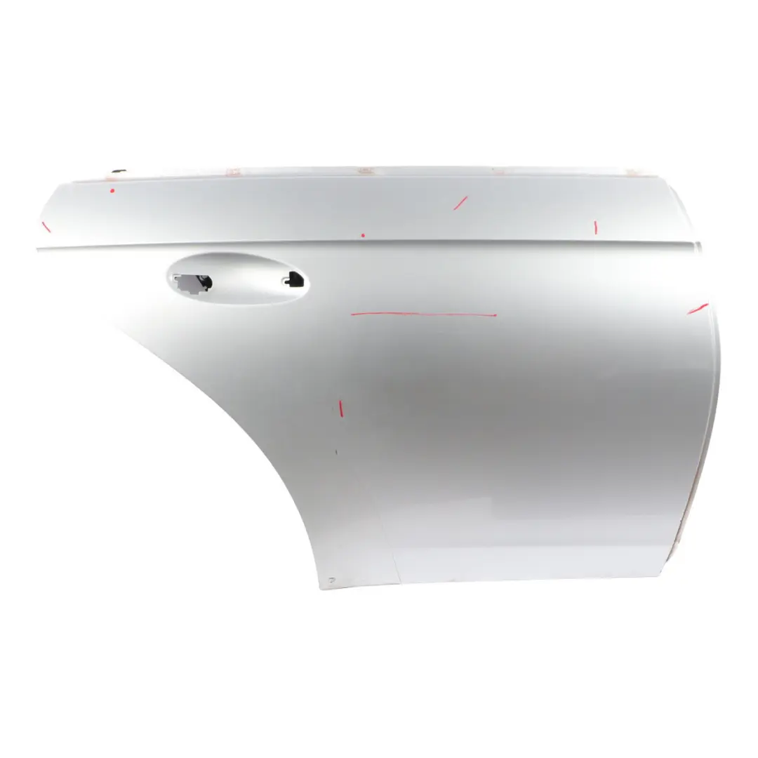 W219 CLS Door Rear Right O/S Iridium Silver Metallic - 775 to Mercedes with Part number A2197300205 Mercedes W219 CLS Door Rear Right O/S Iridium Silver Metallic - 775 - SKU A2197300205-IRS - Part number A2197300205