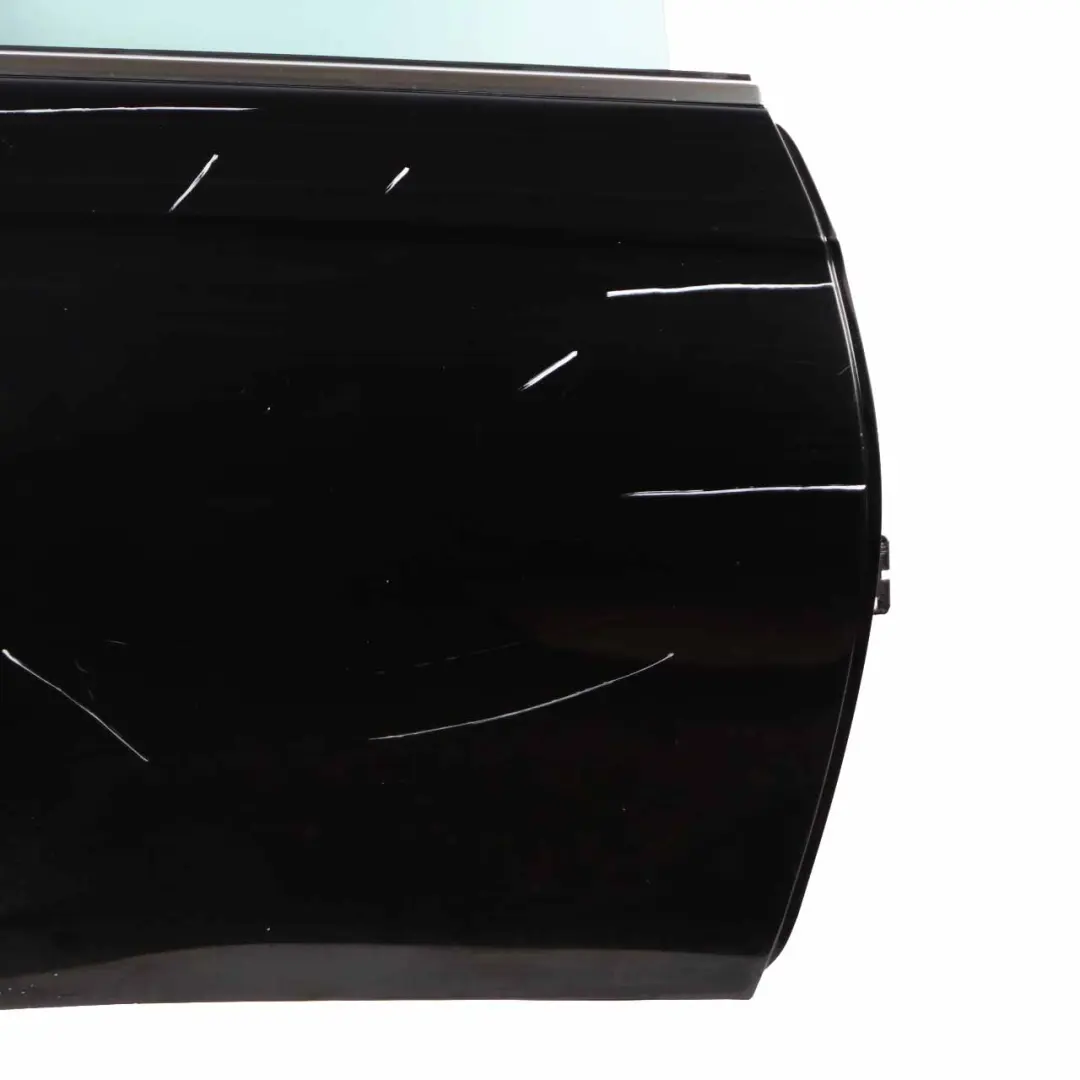W219 CLS Door Rear Right O/S Obsidian Black Metallic - 197 to Mercedes with Part number A2197200105 Mercedes W219 CLS Door Rear Right O/S Obsidian Black Metallic - 197 - SKU A2197300205-OB - Part number A2197200105
