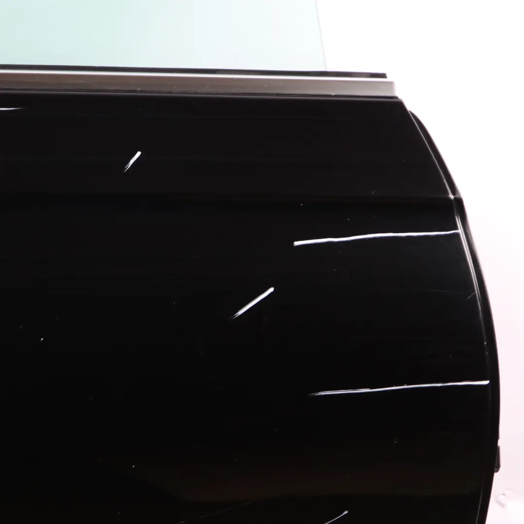 W219 CLS Door Rear Right O/S Obsidian Black Metallic - 197 to Mercedes with Part number A2197200105 Mercedes W219 CLS Door Rear Right O/S Obsidian Black Metallic - 197 - SKU A2197300205-OB - Part number A2197200105