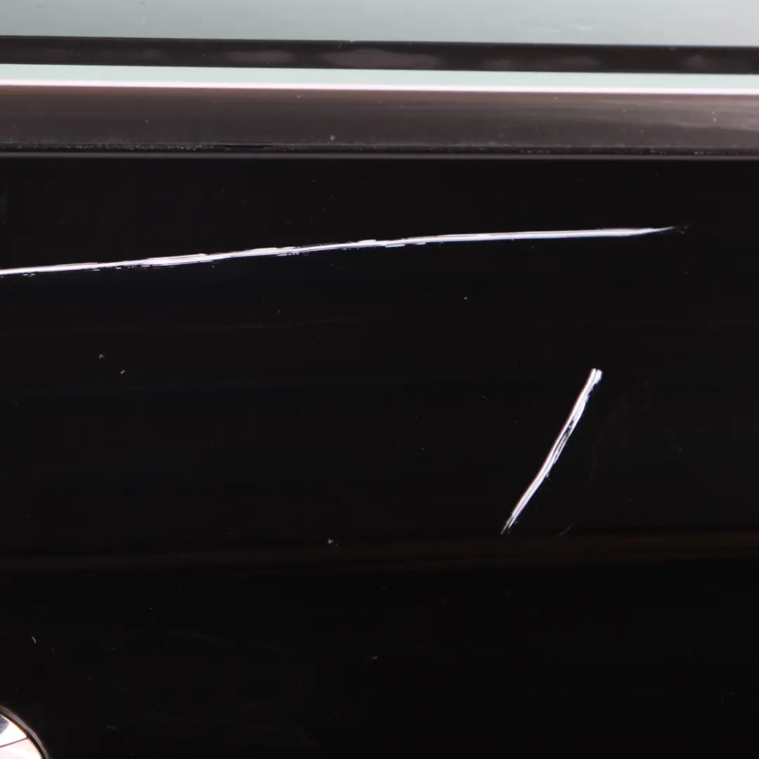 W219 CLS Door Rear Right O/S Obsidian Black Metallic - 197 to Mercedes with Part number A2197200105 Mercedes W219 CLS Door Rear Right O/S Obsidian Black Metallic - 197 - SKU A2197300205-OB - Part number A2197200105