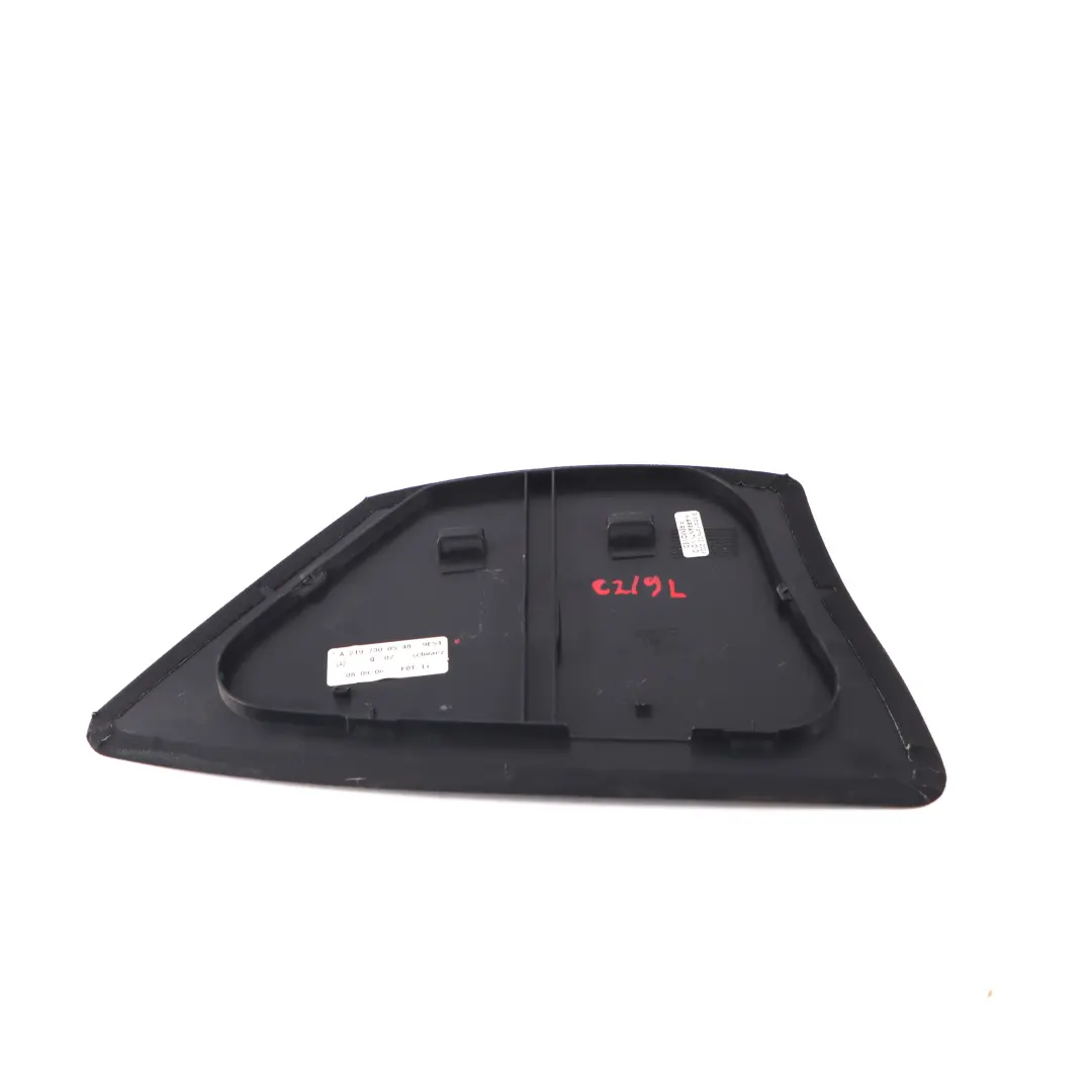 Mercedes W219 Coperchio scheda Rivestimento posteriore sinistro nero - SKU A2197300548 - Numero di parte A2197300548