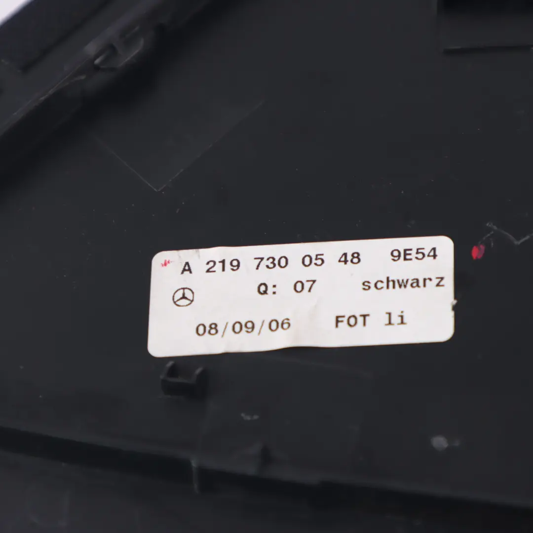 Mercedes W251 Osłona Zaślepka Boczek Drzwi Lewy Tył Czarna - SKU A2197300548 - Numer Części A2197300548