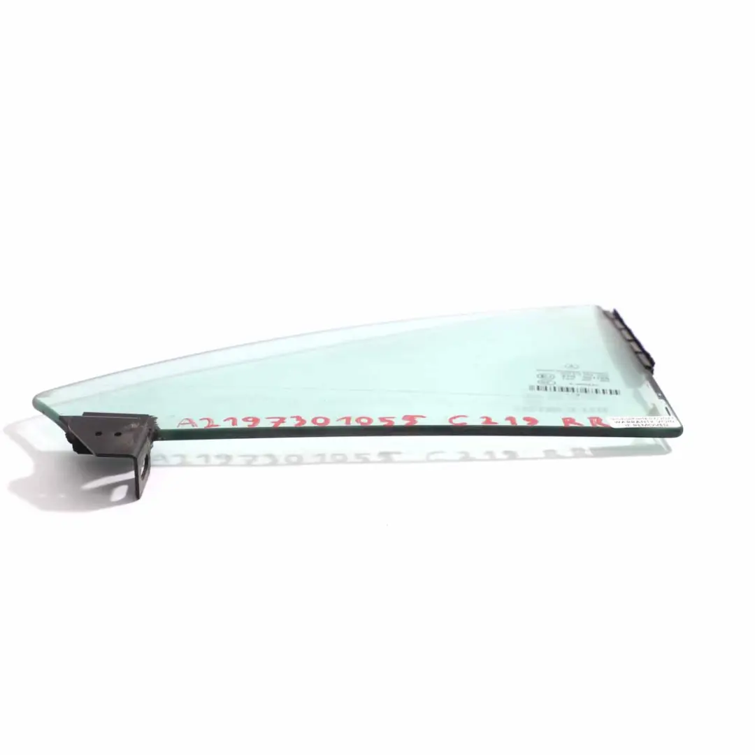 Mercedes C219 Fensterscheibe Hintertür Rechts Viertel Grün AS2 - SKU A2197301055 - Teilenummer A2197301055