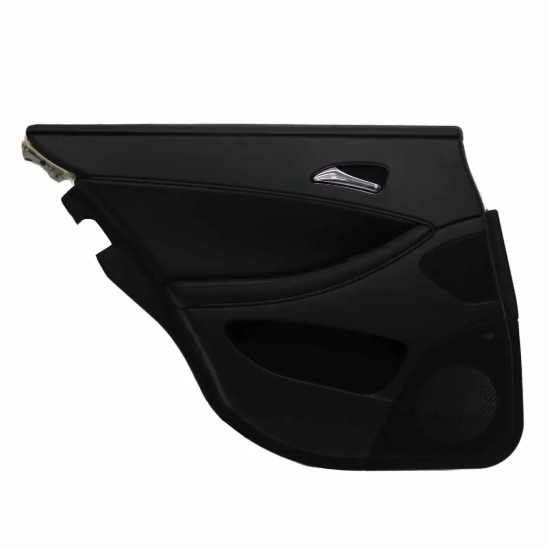 Mercedes W219 Carte de porte Panneau de garniture arrière gauche cuir noir - SKU A2197301162-1 - Numéro de pièce A2197301162